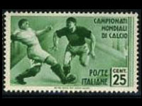 1934 soccer worldcup stamp
