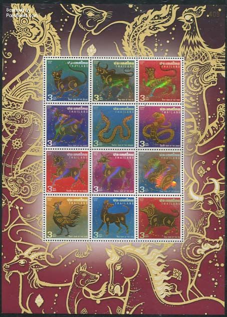 Astrology on Thai stamps
