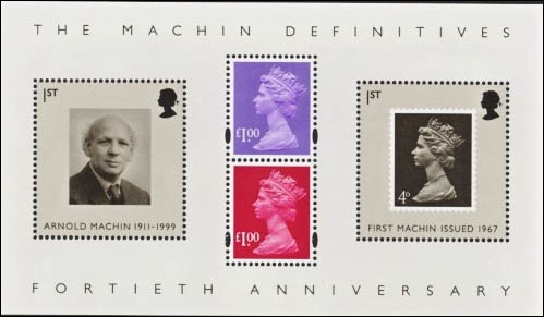 Arnold Machin stamps 2007.