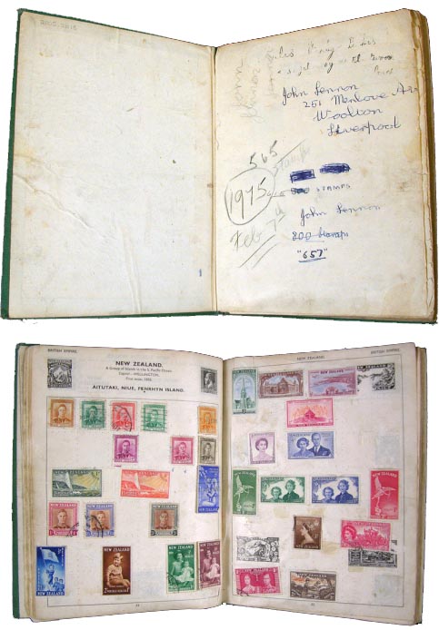 John Lennons stamp album