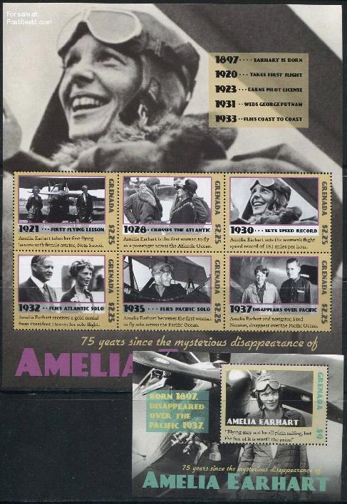 Stamps Amelia Earhart