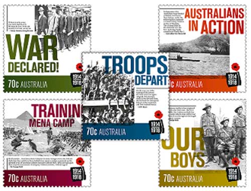 WWI-stamps-Australia-2014-