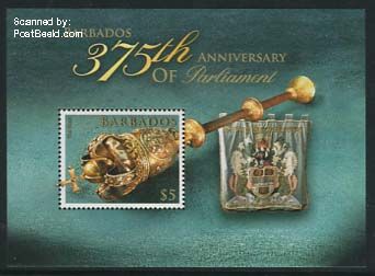 stamp block  Barbados