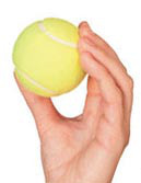 Hand with Tennisball
