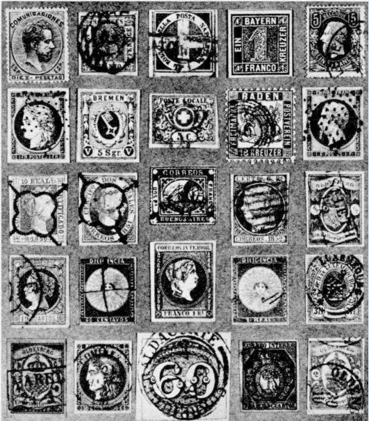 Some of Sperati's forgeries