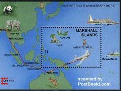 stamp Amelia Earhart flight